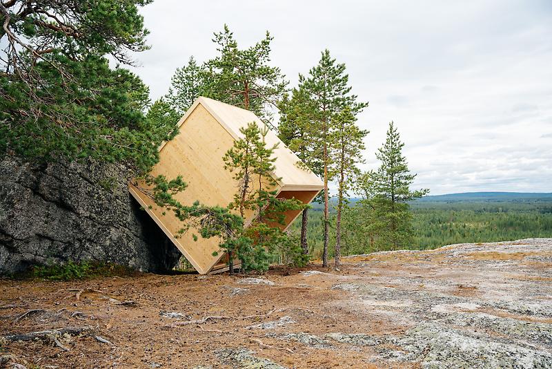 Vindskyddet 45° på Högberget, Jävrebyn