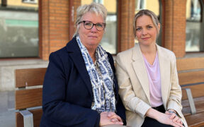 Sparbanken Rekarne Annika Helg, vd och Johanna Tömmervik, marknadschef satsar på ökad trygghet